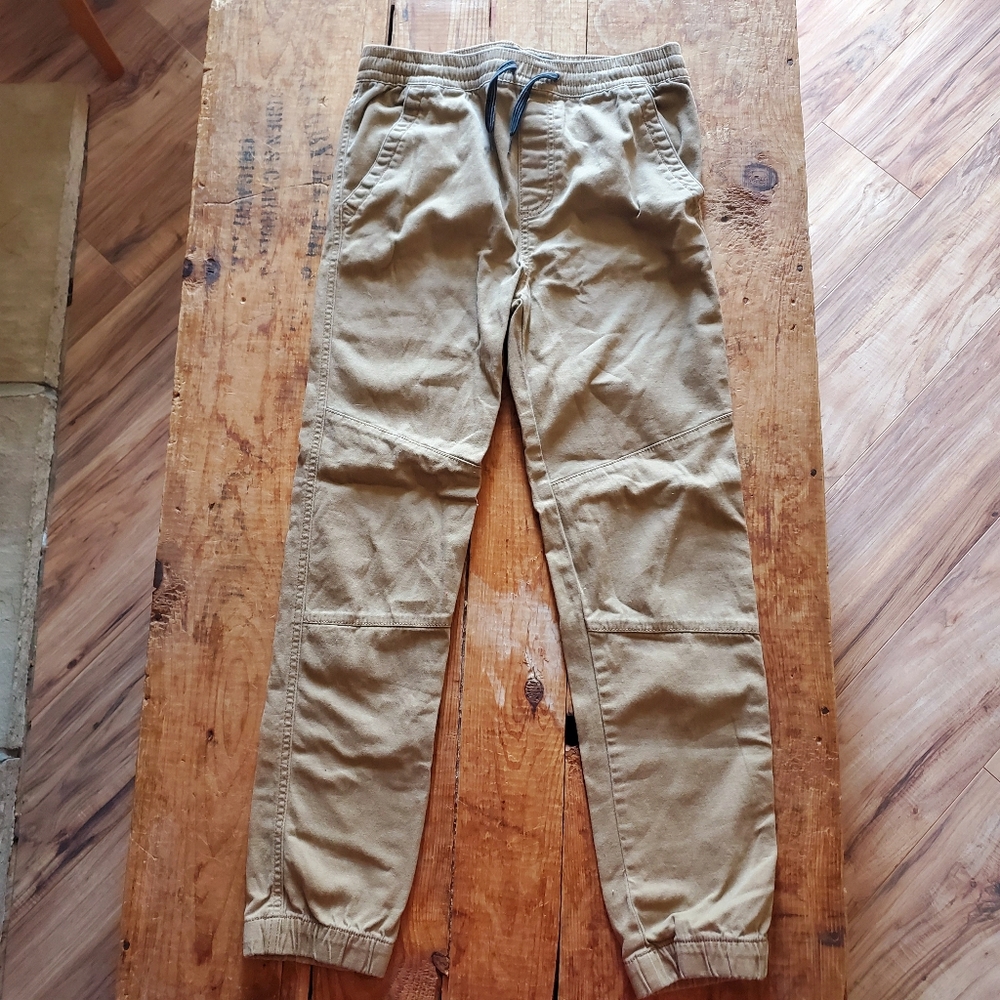 BOYS KHAKI JOGGERS 14/16